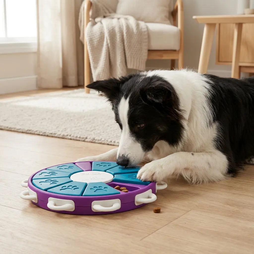 Nina Ottoson Twister cane Viola/Blu – Giocattoli per Animali - The Pet Treasure Store