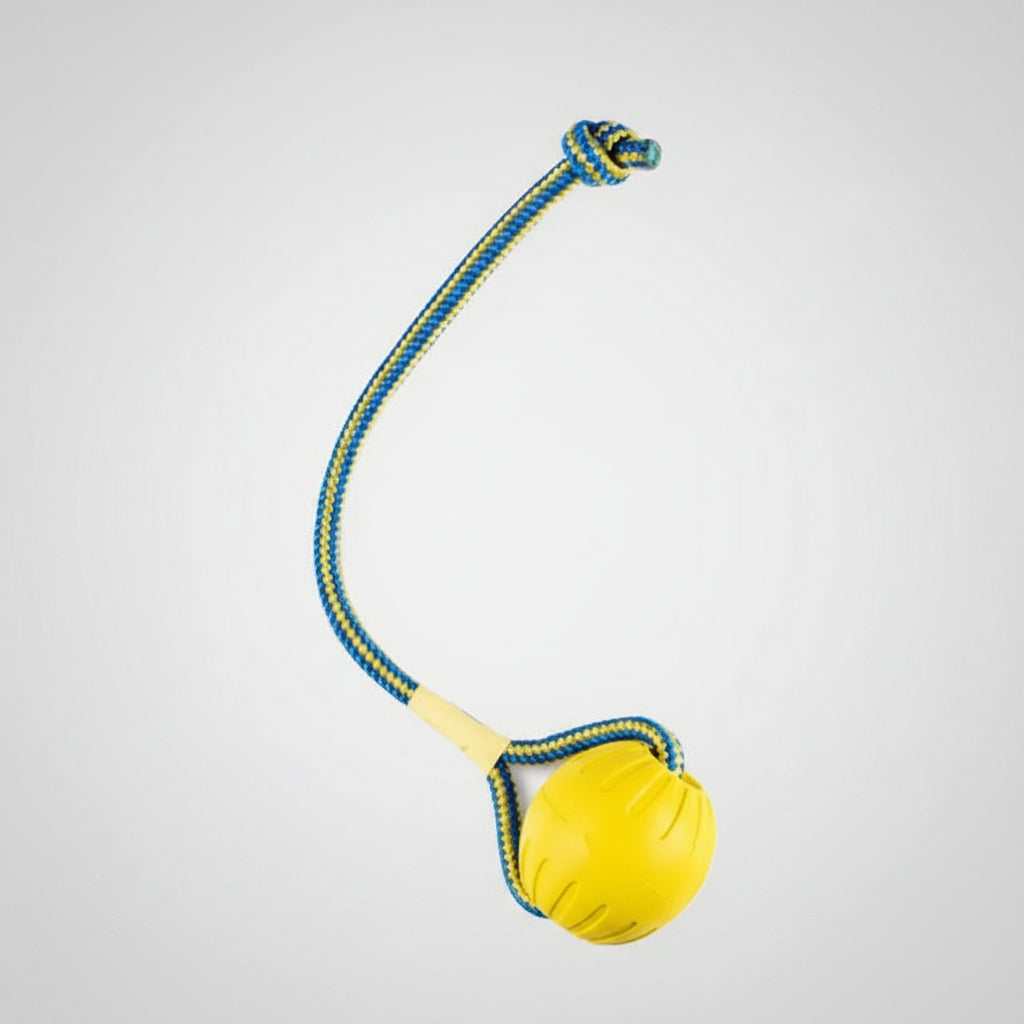STARMARK SWING 'N FLING DURAFOAM PALLA DA RIPORTO CON CORDA MEDIA 7 cm The Pet Treasure Store