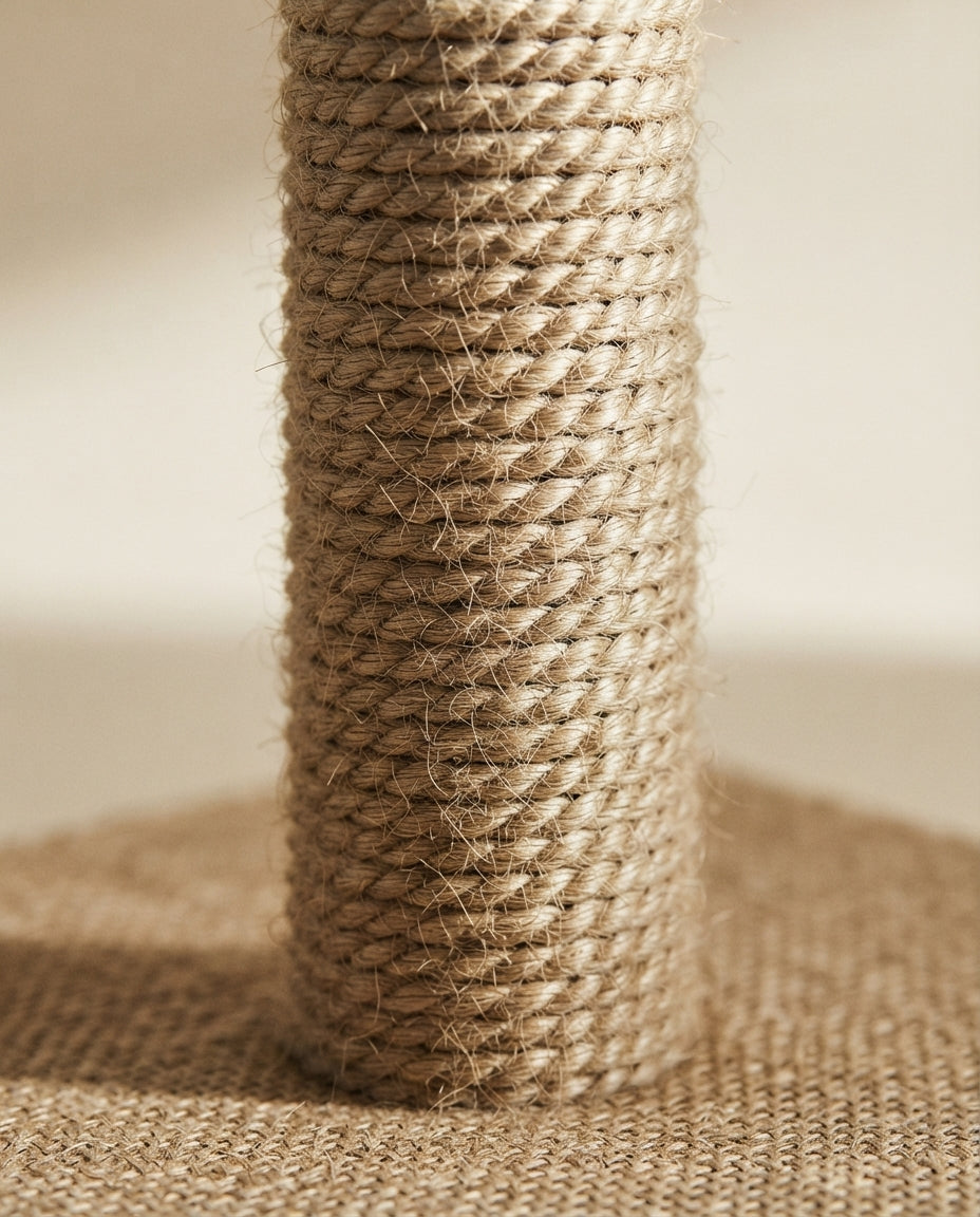 tiragraffi per graffi dettaglio palo in sisal The Pet Treasure store