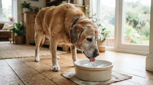 Cane anziano che beve molto: cause e segnali - The Pet Treasure Store