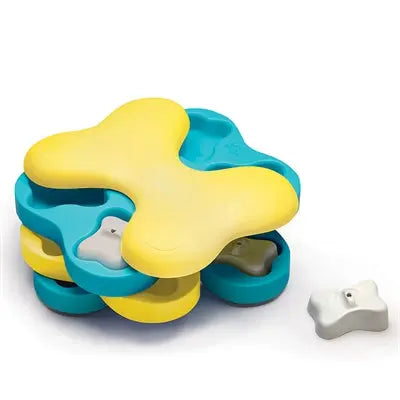 NINA OTTOSSON DOG TORNADO Turchese / Giallo 23,5x18x7 cm NINA OTTOSSON