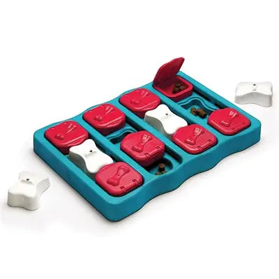 NINA OTTOSSON DOG BRICK TURCHESE / ROSSO 31,5X21X4 CM NINA OTTOSSON