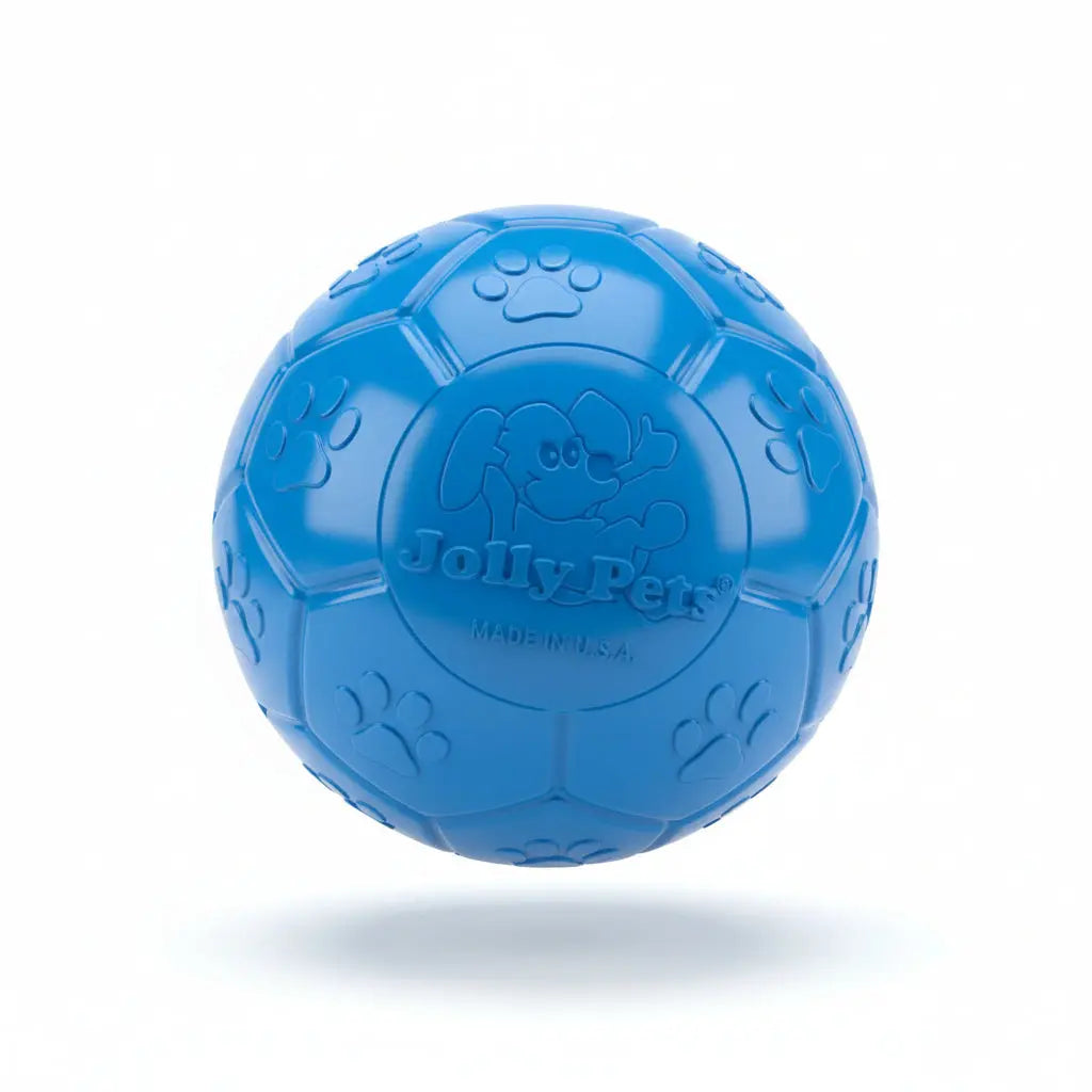 Pallone da Calcio Jolly Blu 20 cm – Giocattoli per Animali - The Pet Treasure Store
