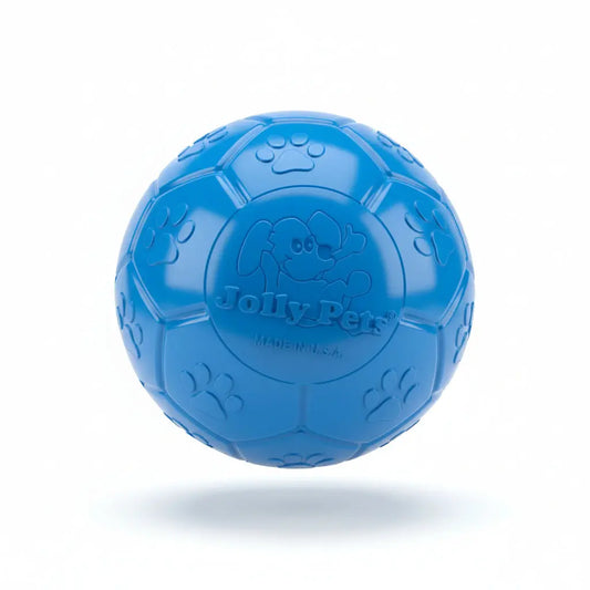 Pallone da Calcio Jolly Blu 20 cm – Giocattoli per Animali - The Pet Treasure Store