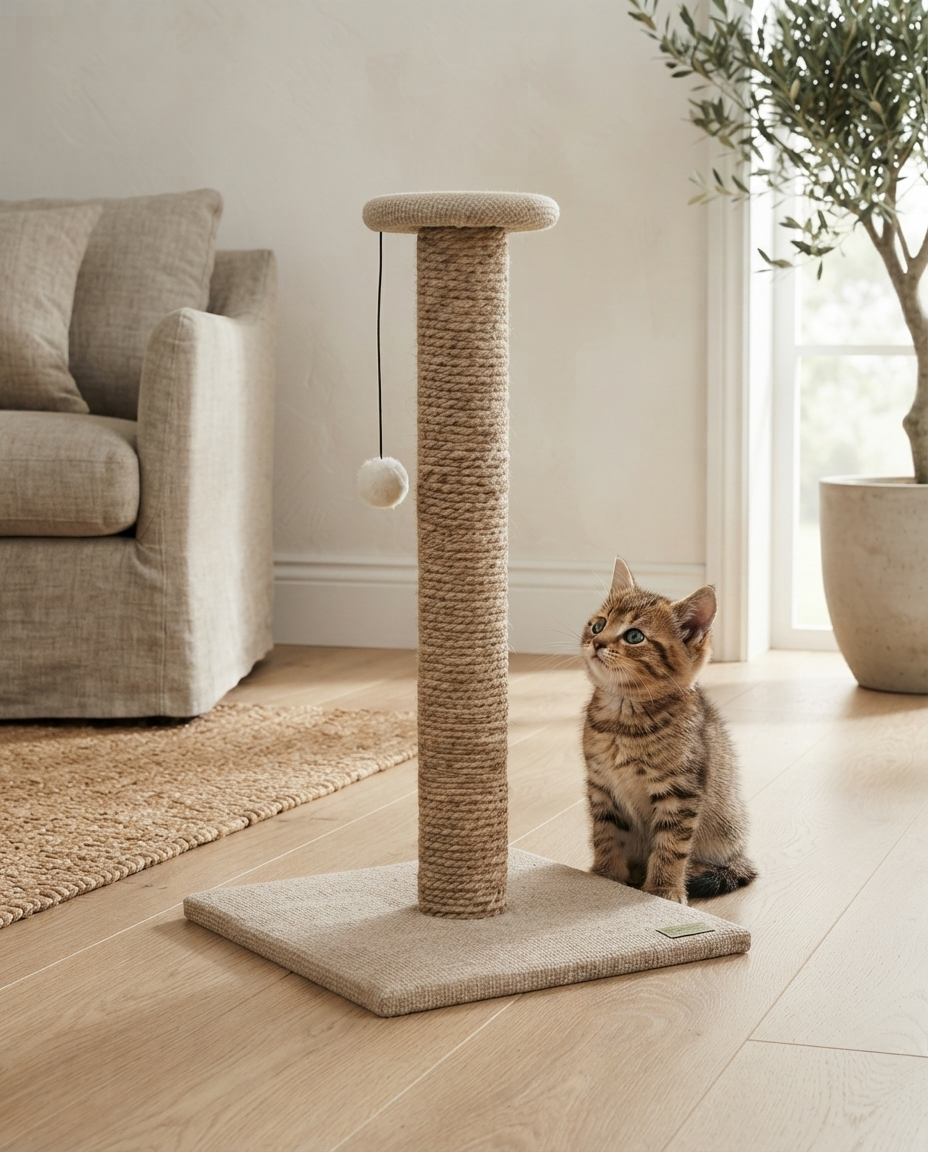 immagine lifestyle tiragraffi per gatto The Pet Treasure Store